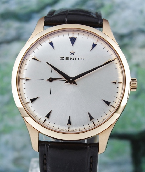 (image for) Zenith Heritage Ultra Thin 18K Rose Gold Automatic Watch / 18-2010-681-11-C498